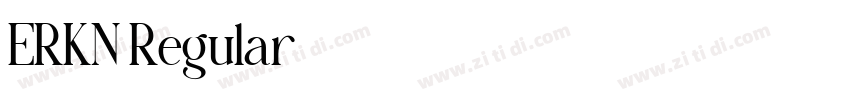ERKN Regular字体转换 ERKN Regular字体转换